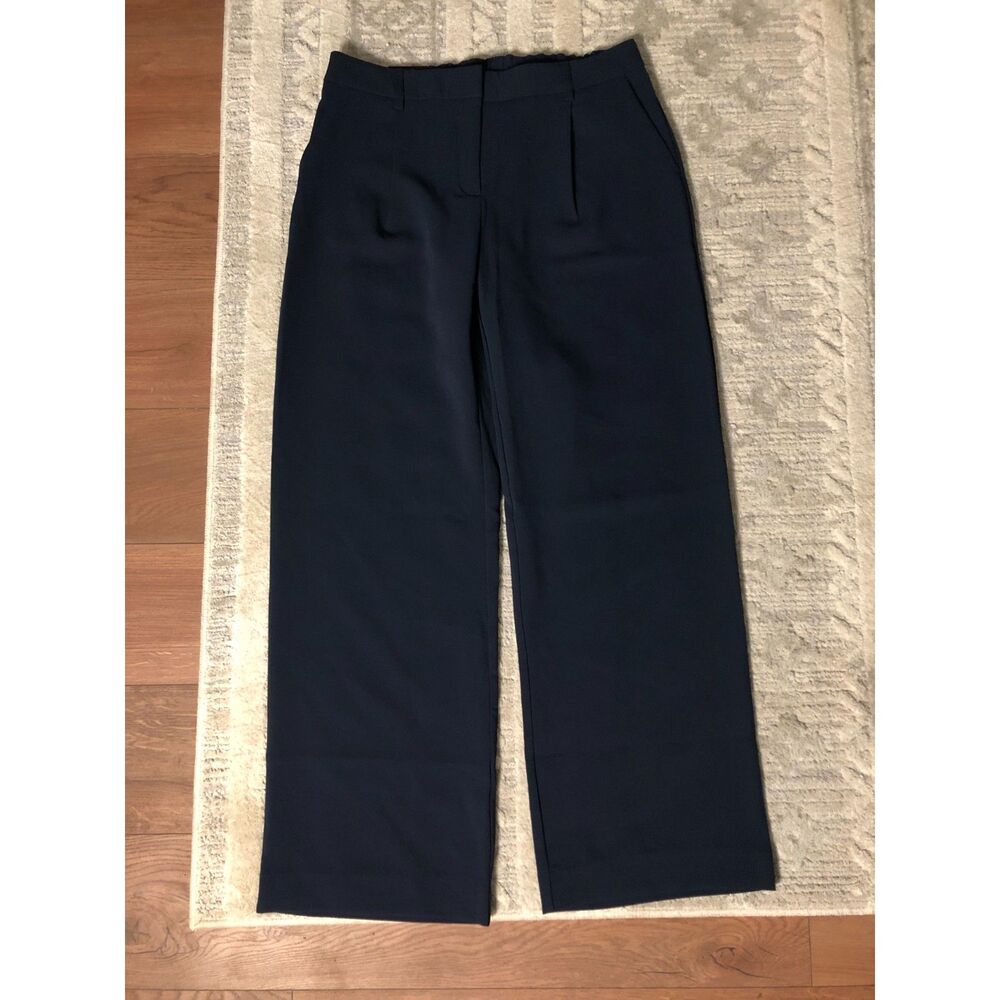 Woman's DKNY Navy Size 8 Wide Leg Slacks